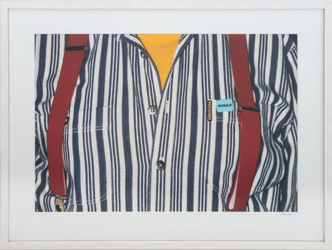 Anne Sager Striped Shirt Chromogenic Print