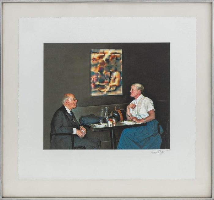 Anne Sager Will Barnet and Woman Photograph