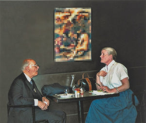 Anne Sager Will Barnet and Woman Photograph (9773760053555)