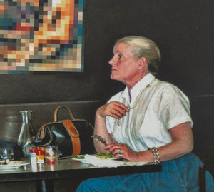 Anne Sager Will Barnet and Woman Photograph (9773760053555)