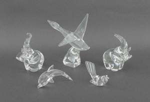 Steuben Glass Animalier Sculptures, 5
