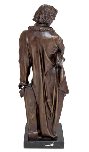 Figure of Beethoven Patinated Bronze Sculpture (9803003986227)