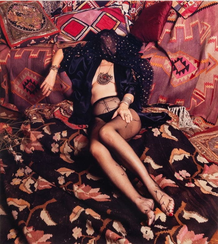 Anne Sager Reclining Female Figure C-Print