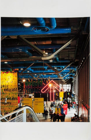 Anne Sager The Centre Pompidou Interior C-Print