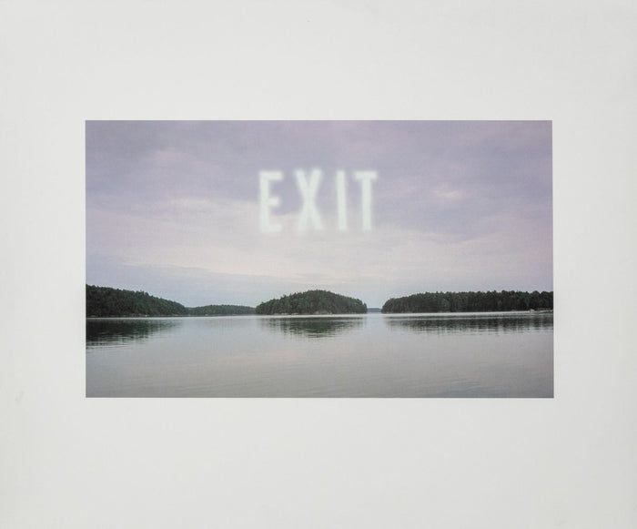 Anne Sager "Exit" Surreal Digitized Iris Print