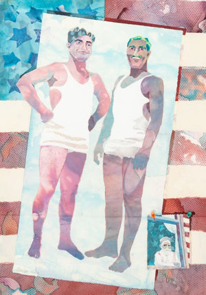 Marilyn Cohen Lifeguards Watercolor Collage (9757773037875)