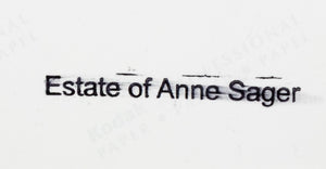 Anne Sager "1/4, Just by a Fateful 1/4" Photograph (9774106640691)