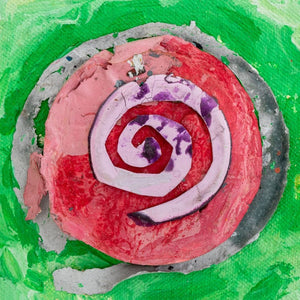 Elfi Schuselka Abstract Mixed Media Collage (9792353370419)