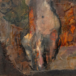 Elfi Schuselka Abstract Figural Mix Media Collage (9792368345395)