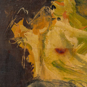 Elfi Schuselka Abstract Composition Oil on Board (9792385188147)