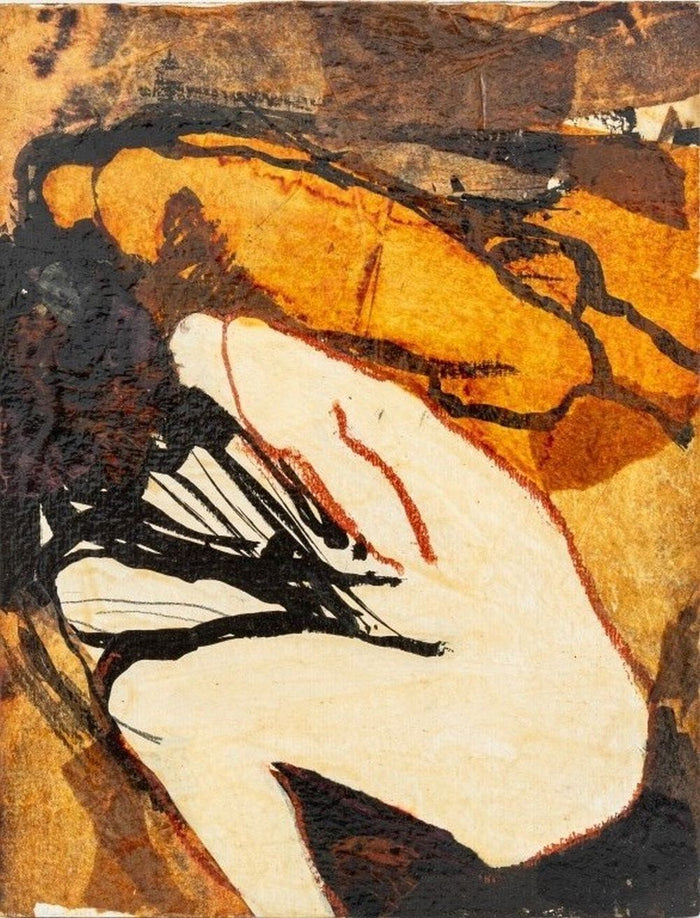 Elfi Schuselka Figural Composition Mixed Media