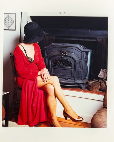 Anne Sager Seated Female Figure Photograph C-Print