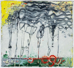 Elfi Schuselka Abstract Composition Oil on Canvas (9757883302195)