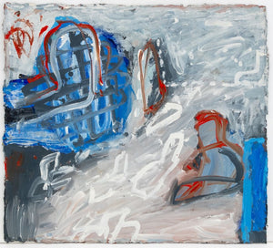 Elfi Schuselka Abstract Composition Oil on Canvas (9768173666611)