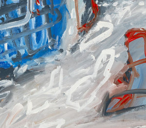 Elfi Schuselka Abstract Composition Oil on Canvas (9768173666611)
