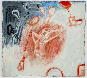 Elfi Schuselka Abstract Composition Oil on Canvas (9768183890227)