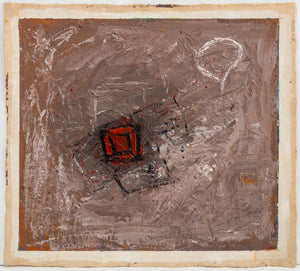 Elfi Schuselka Abstract Composition Oil on Canvas (9768190607667)