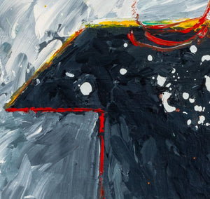 Elfi Schuselka Abstract Composition Oil on Canvas (9768211841331)