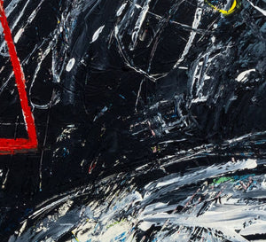 Elfi Schuselka Abstract Composition Oil on Canvas (9768222687539)