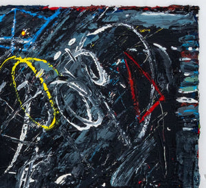 Elfi Schuselka Abstract Composition Oil on Canvas (9768222687539)