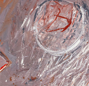Elfi Schuselka Abstract Composition Oil on Canvas (9768247394611)