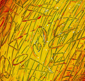 Elfi Schuselka Abstract Fire Composition Oil (9779455951155)