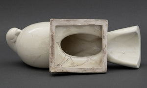 Jacques Adnet Porcelain Dove Sculptures, 3 (9884028698931)