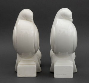 Jacques Adnet Porcelain Dove Sculptures, 3 (9884028698931)