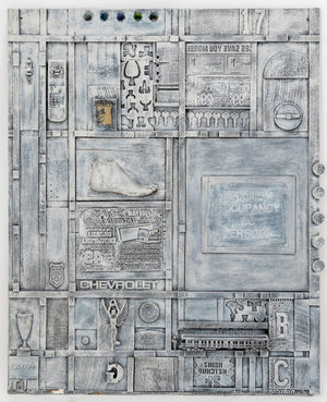 Bill Clark Found Object Assemblage on Board (9801783705907)