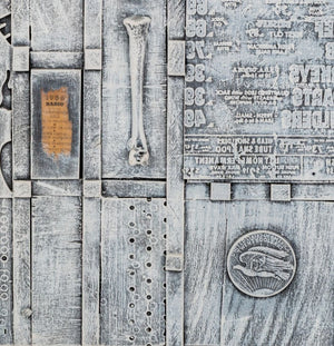 Bill Clark Found Object Assemblage on Board (9801792782643)