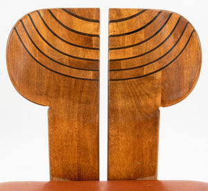Afra & Tobia Scarpa "Africa" Dining Chairs, 8 (9800910242099)