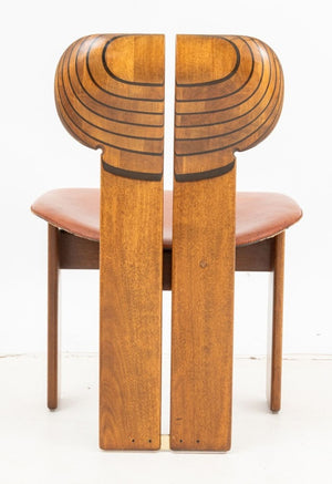 Afra & Tobia Scarpa "Africa" Dining Chairs, 8 (9800910242099)