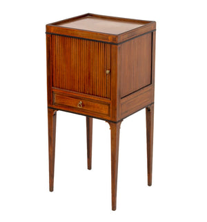 Hepplewhite Mahogany Bedside Table, c. 1800 (9887537430835)