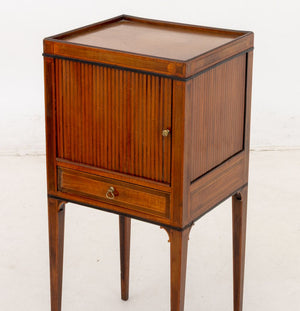 Hepplewhite Mahogany Bedside Table, c. 1800 (9887537430835)