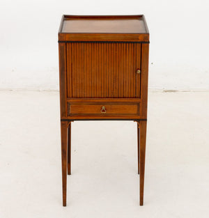 Hepplewhite Mahogany Bedside Table, c. 1800 (9887537430835)