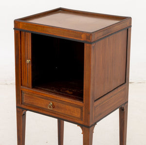 Hepplewhite Mahogany Bedside Table, c. 1800 (9887537430835)