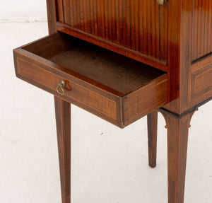 Hepplewhite Mahogany Bedside Table, c. 1800 (9887537430835)