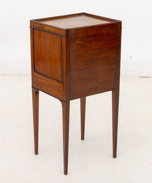 Hepplewhite Mahogany Bedside Table, c. 1800 (9887537430835)