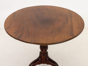 George III Style Mahogany Birdcage Tilt-Top Table (9887546245427)