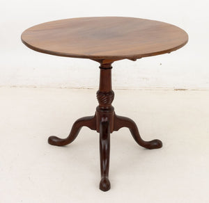 George III Style Mahogany Birdcage Tilt-Top Table (9887546245427)