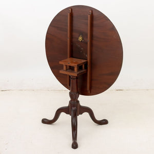 George III Style Mahogany Birdcage Tilt-Top Table (9887546245427)