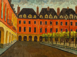L. Cabrolie Paris Hotel Particulier Oil, 1959 (9887586812211)