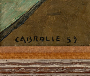 L. Cabrolie Paris Hotel Particulier Oil, 1959 (9887586812211)