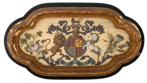 English Royal Coat of Arms Embroidered Tapestry (9887602049331)