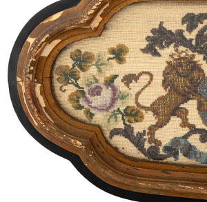 English Royal Coat of Arms Embroidered Tapestry (9887602049331)