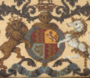 English Royal Coat of Arms Embroidered Tapestry (9887602049331)