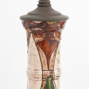 Art Nouveau Glazed Art Pottery Vases as Lamps (9887635603763)