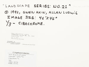 Gwen Akin & Allan Ludwig Landscape Cibachromes, 2 (9881998098739)
