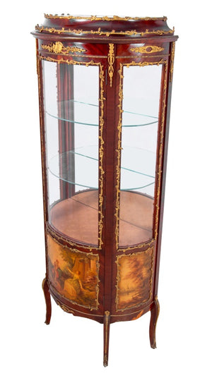 Louis XV Style Gilt Metal Vernis Martin Vitrine (9703352369459)