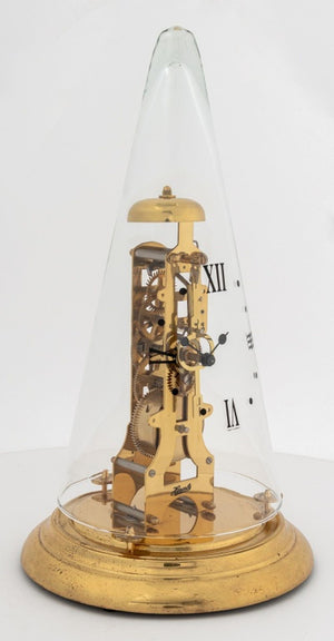 Franz Hermle Leyton Brass Skeleton Clock (9842585338163)